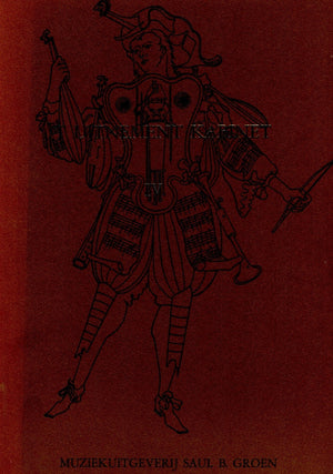 T Uitnement Kabinet, 1646, 1649, Vol IV: Dances and Song Settings for 1 melody instrument and Basso Continuo