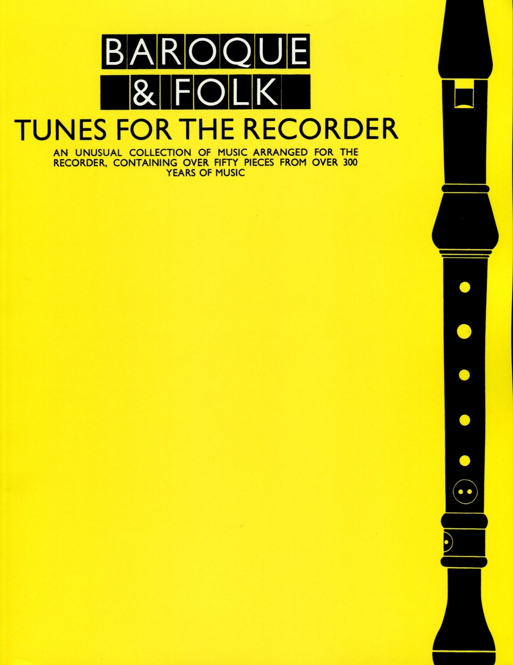 Baroque and Folk Tunes for the Recorder