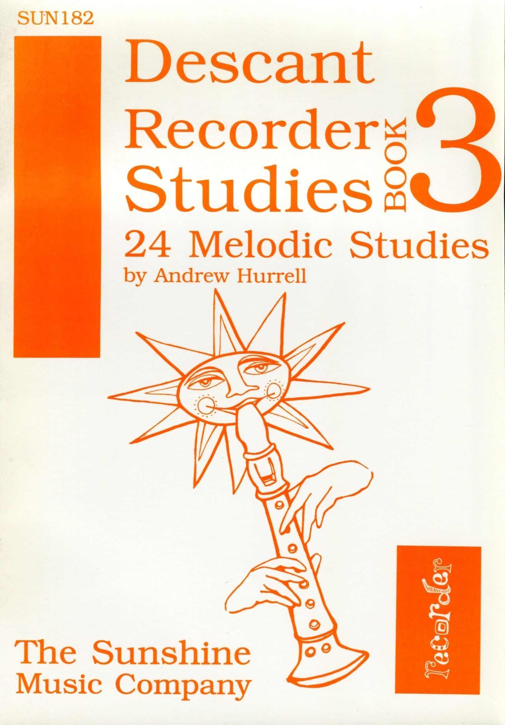 Descant Recorder Studies Book 3: 24 Melodic Studies