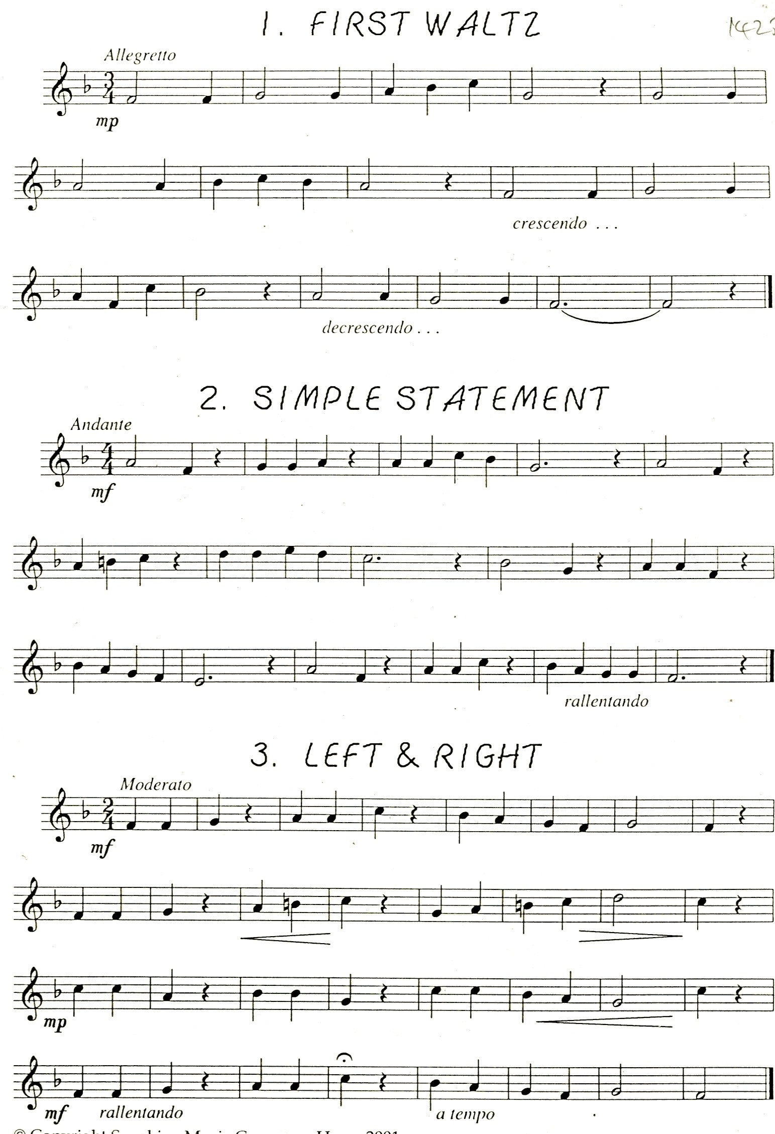 Descant Recorder Studies Book 3: 24 Melodic Studies