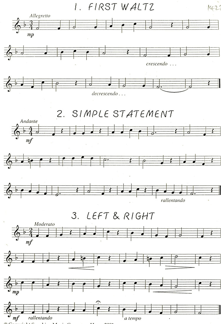 Descant Recorder Studies Book 3: 24 Melodic Studies
