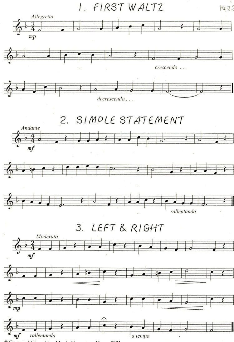 Descant Recorder Studies Book 3: 24 Melodic Studies