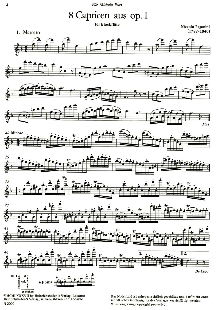 Eight Caprices