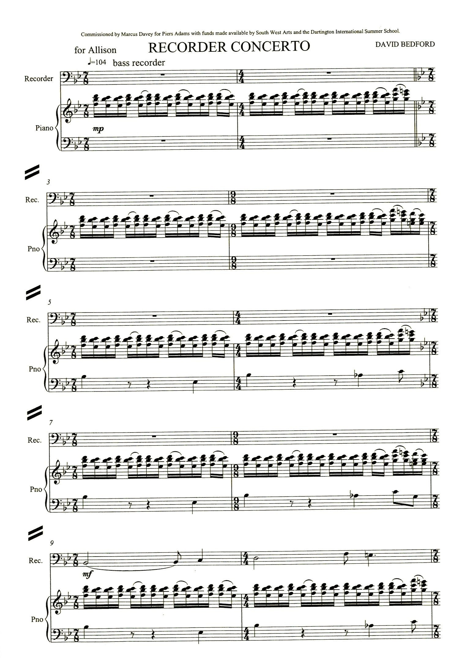 Recorder Concerto