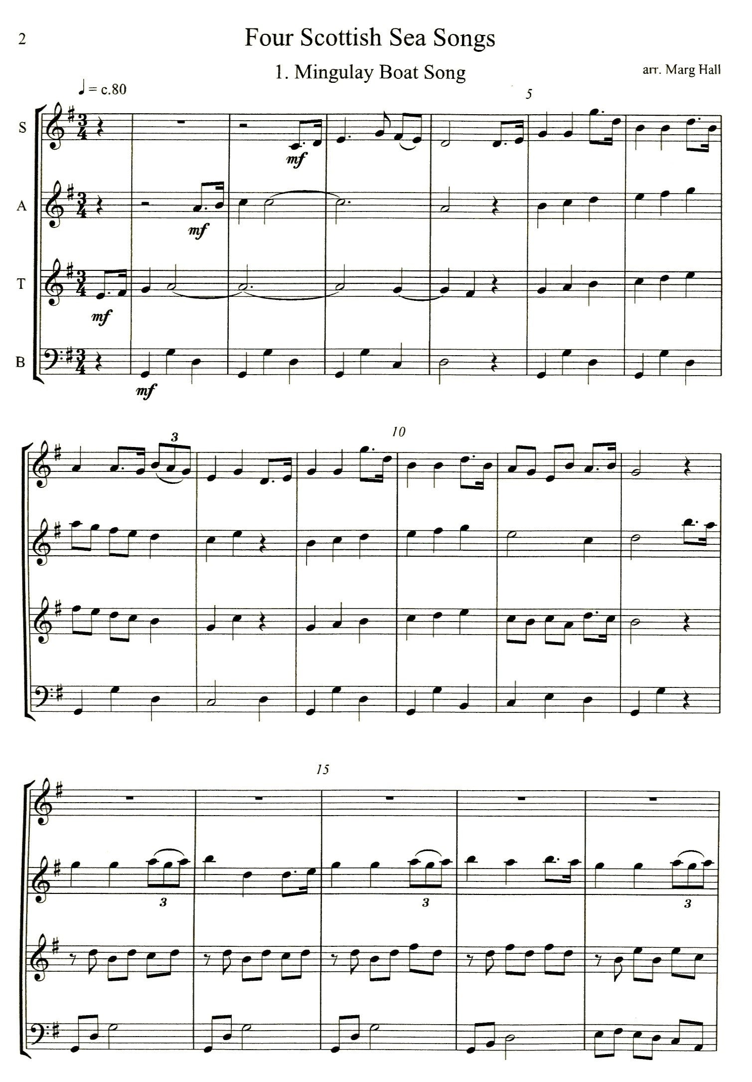 Four Scottish Sea Songs
