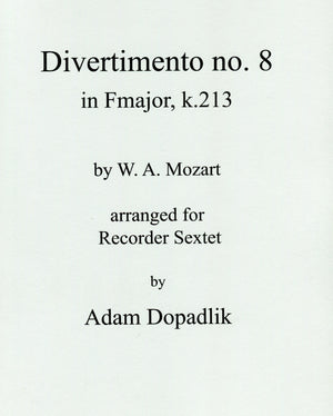Divertimento No. 8 in F Major K. 213