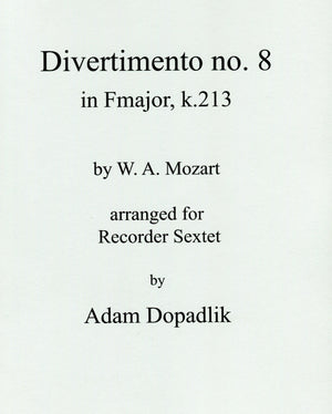Divertimento No. 8 in F Major K. 213