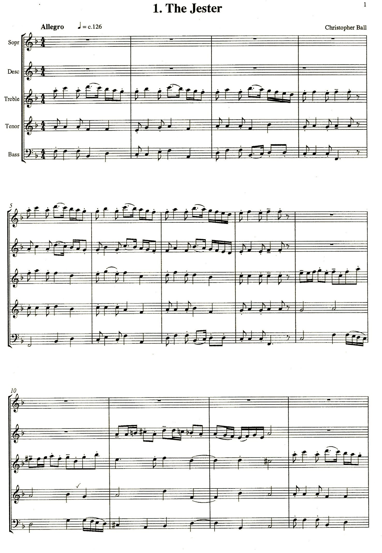 Music for a Banquet Suite