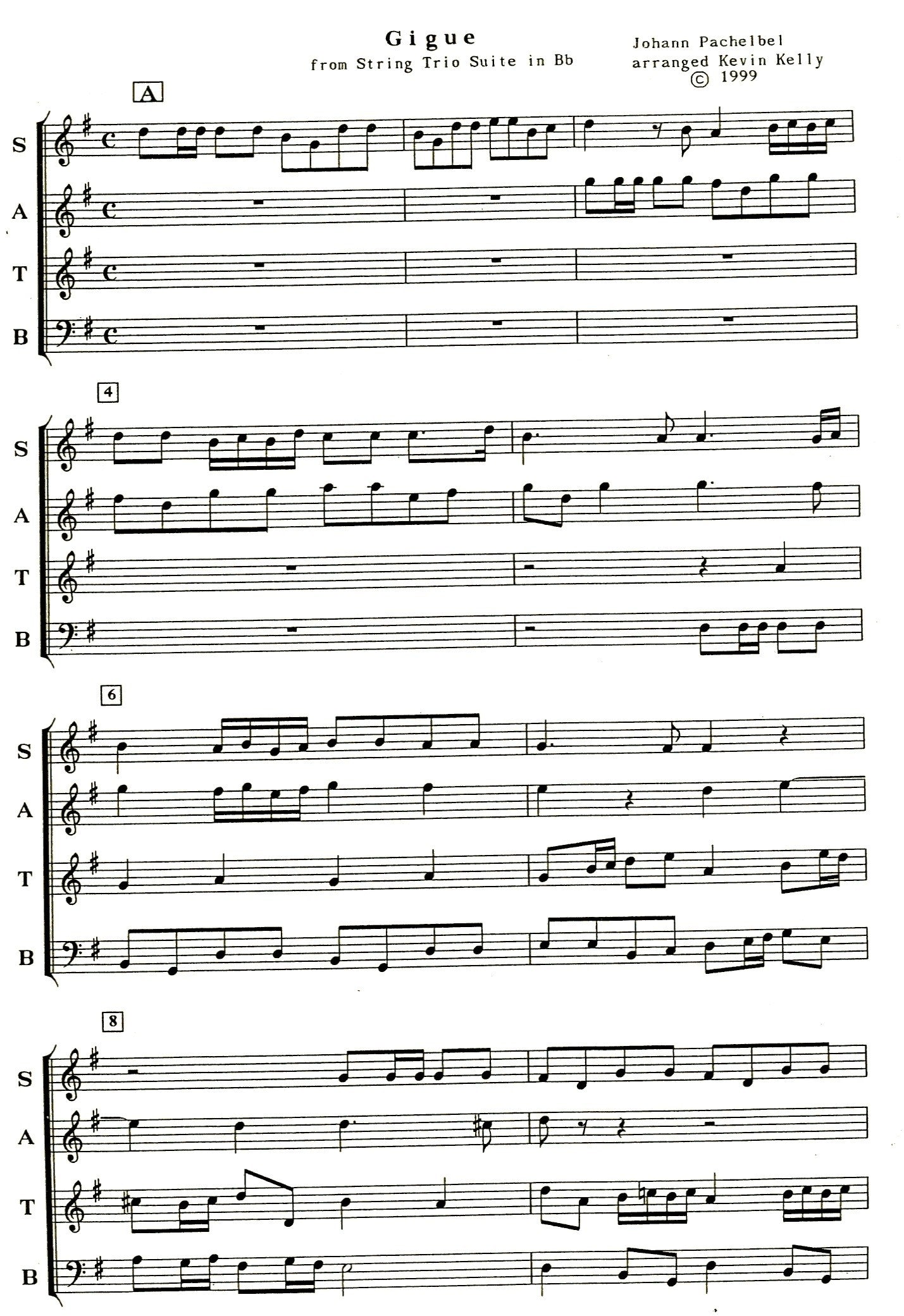 Gigue from String Trio Suite