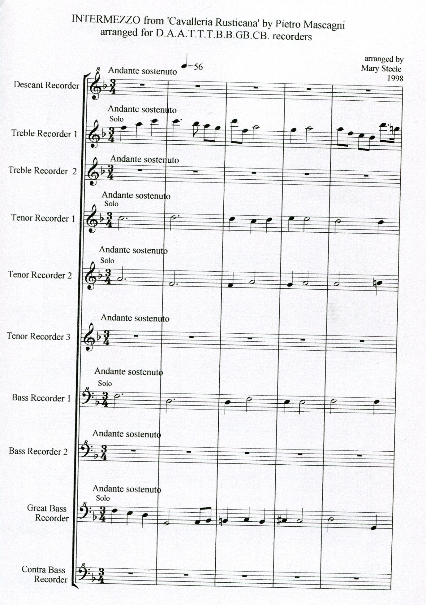 Intermezzo from Cavalleria Rusticana