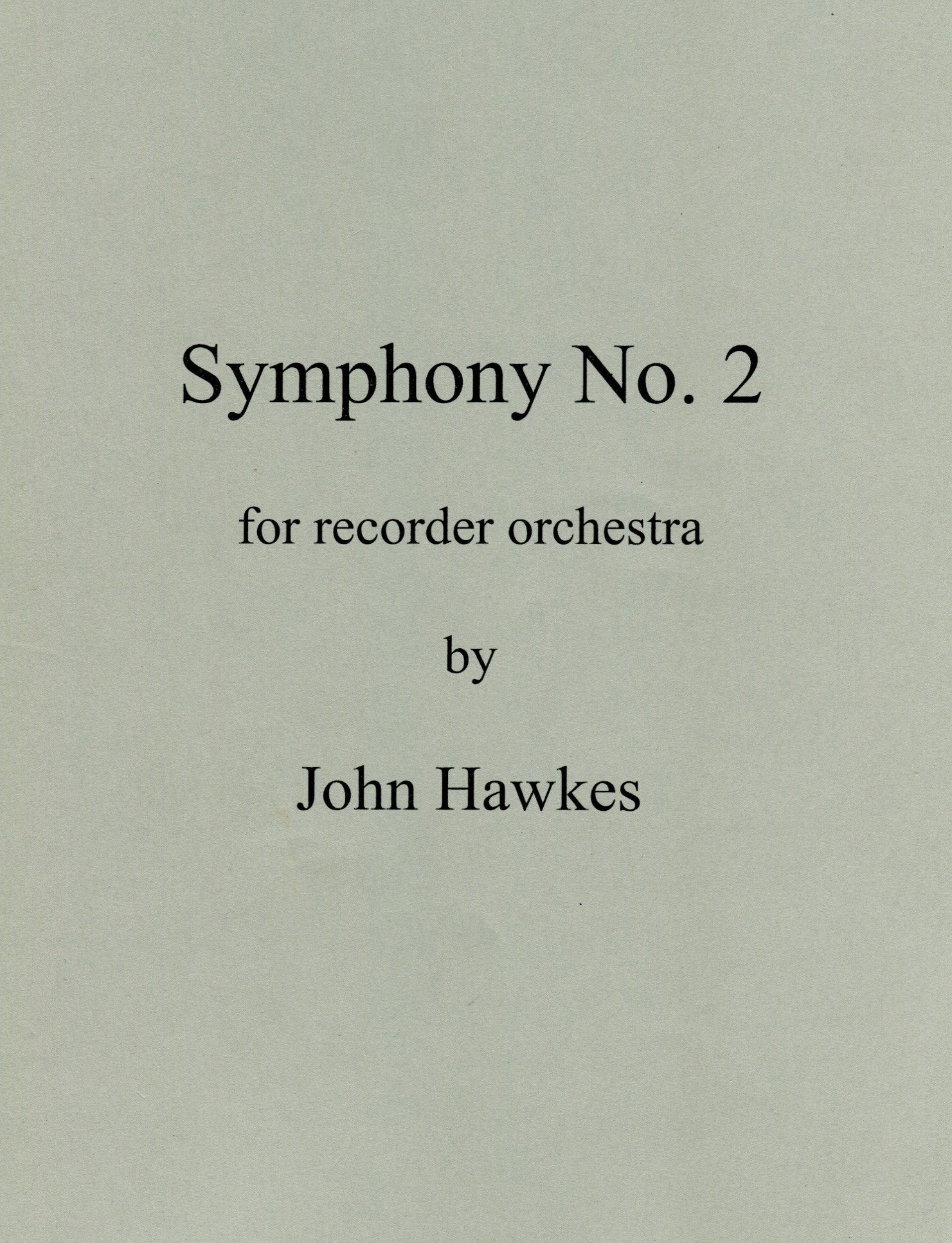 Symphony No. 2