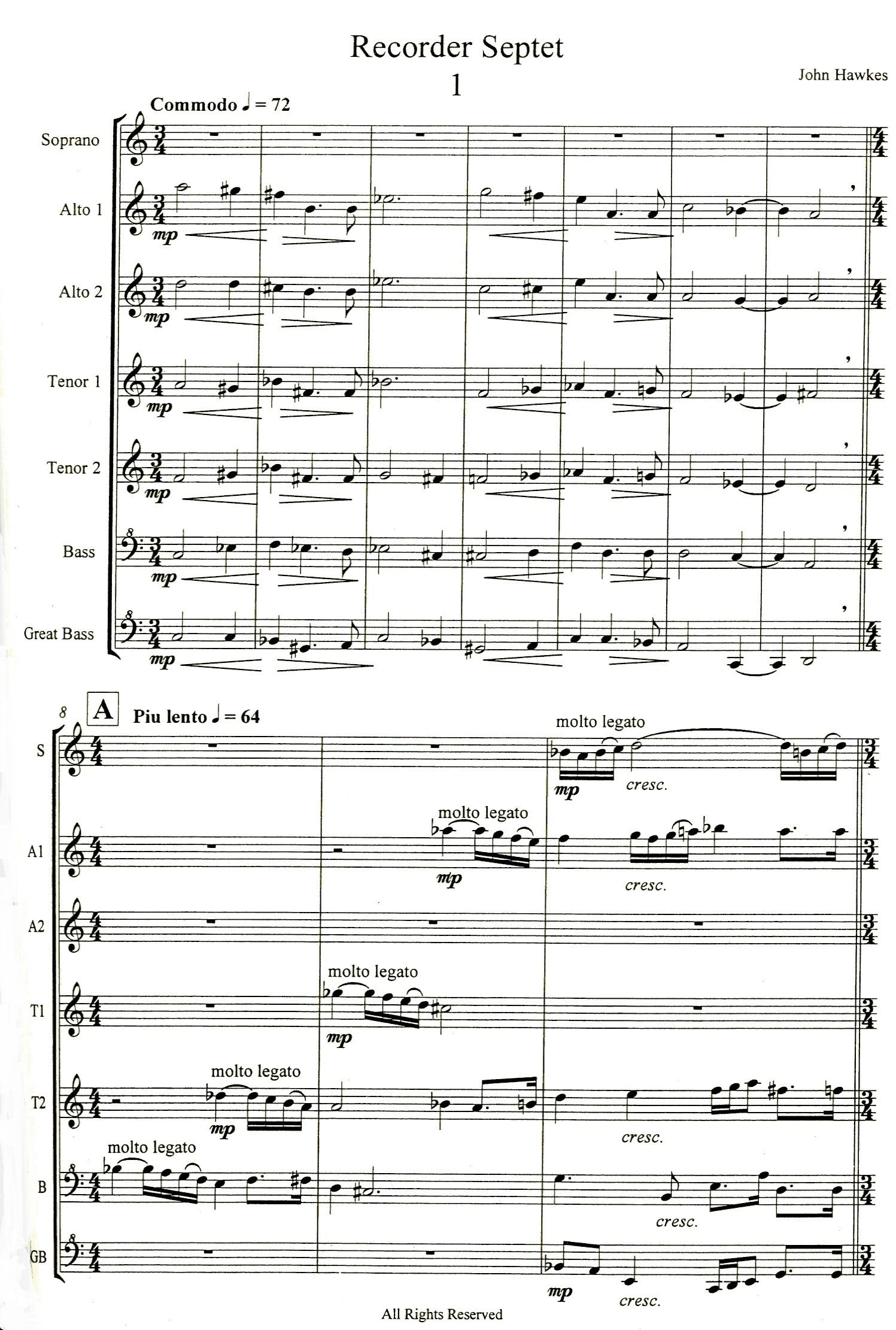 Recorder Septet