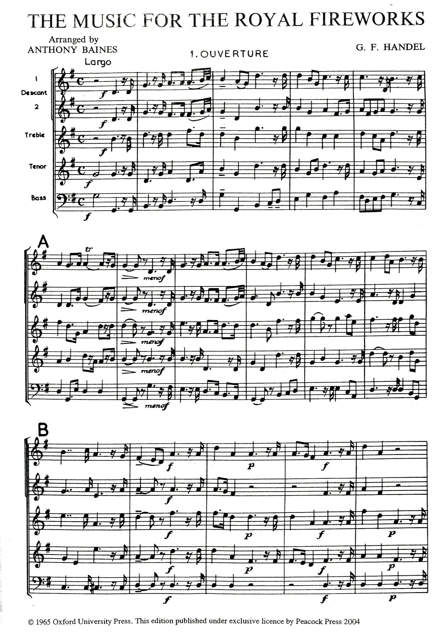Music for the Royal Fireworks