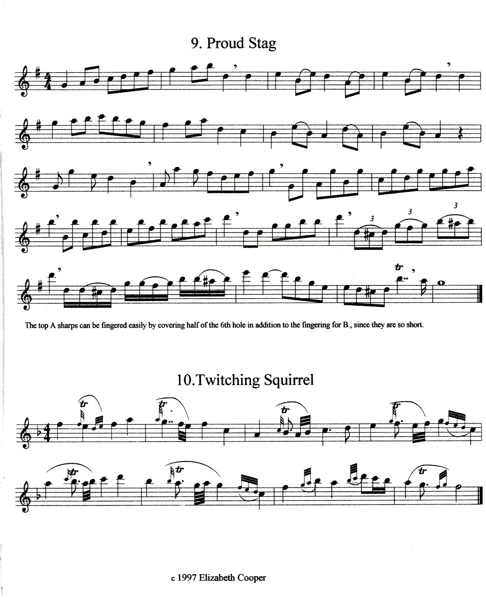 Animal Antics - 10 Treble Studies