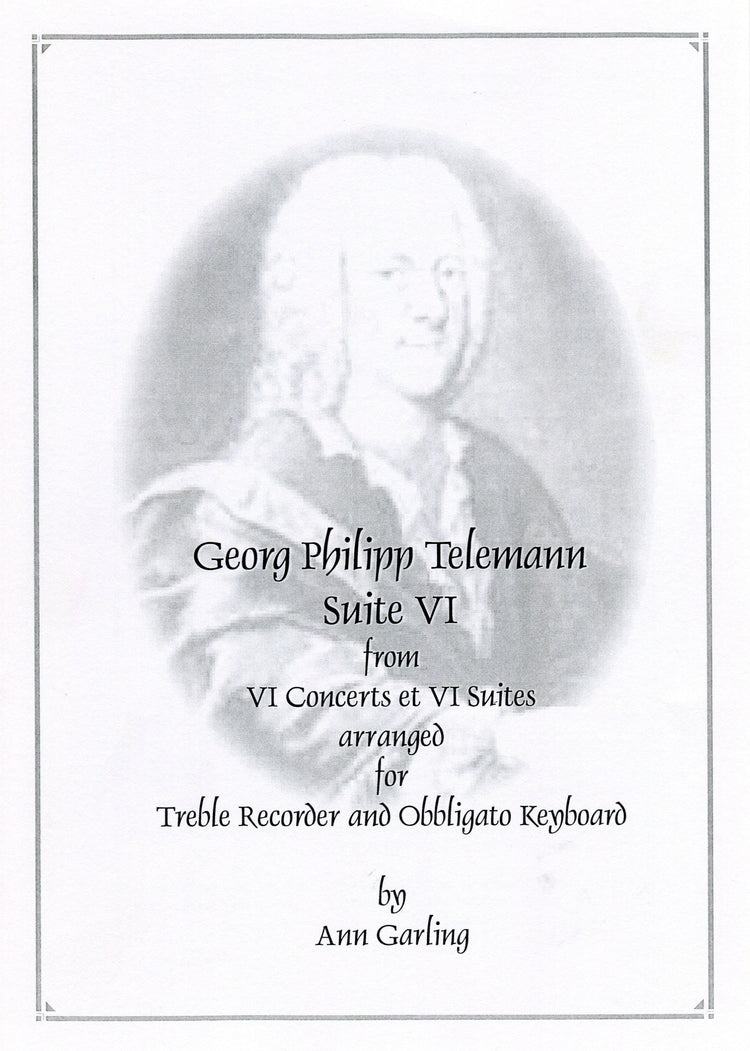 Suite VI from VI Concerts et VI Suites in f minor.  TWV42:d3