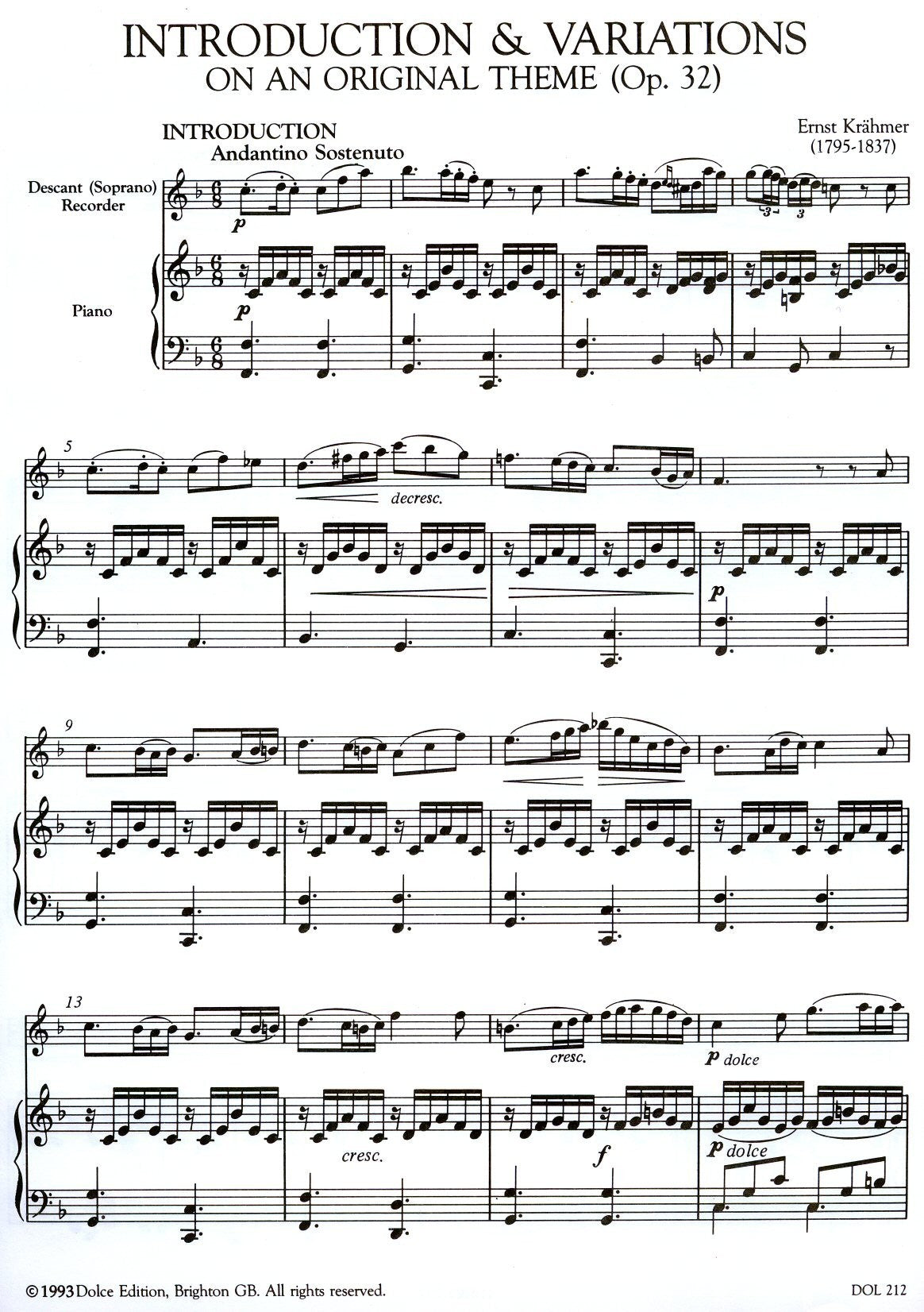 Introduction & Variations on an Original Theme