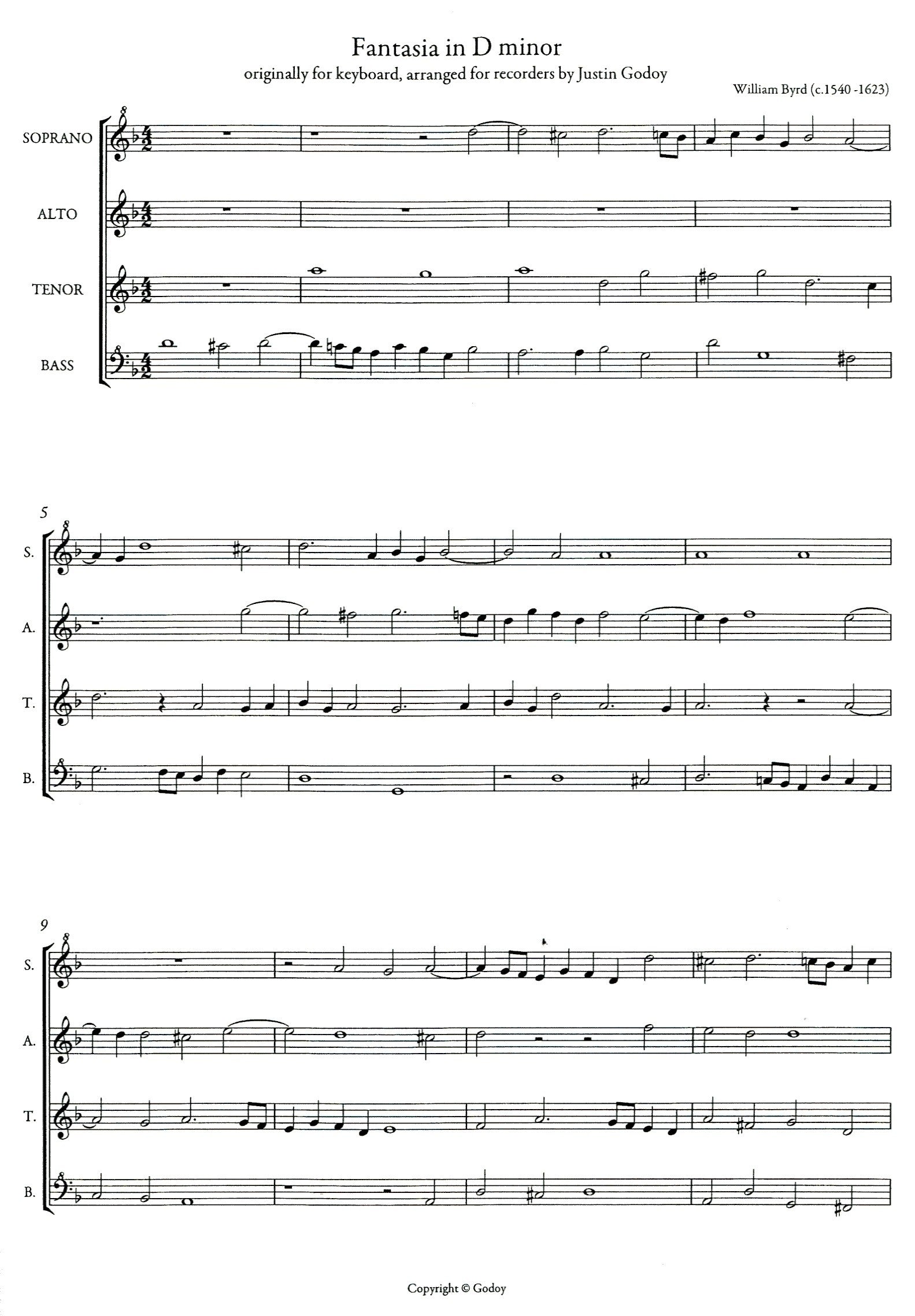 Fantasia in D minor