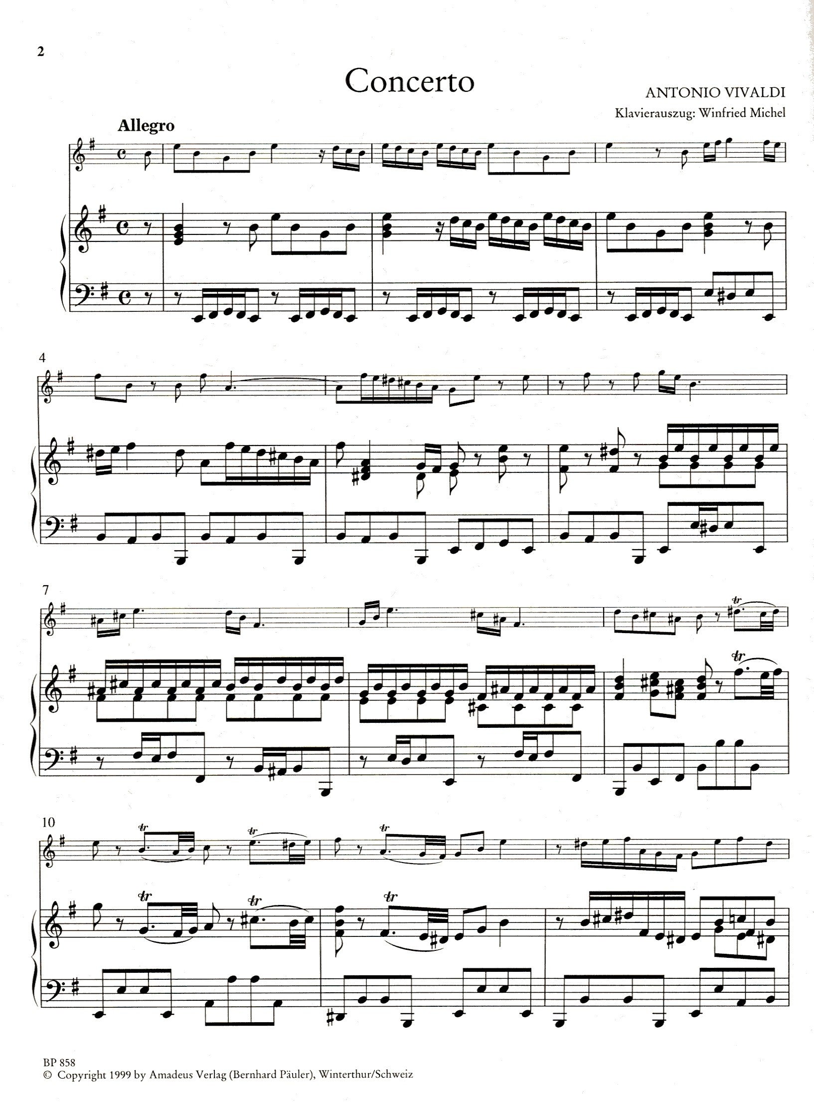 Concerto in e minor