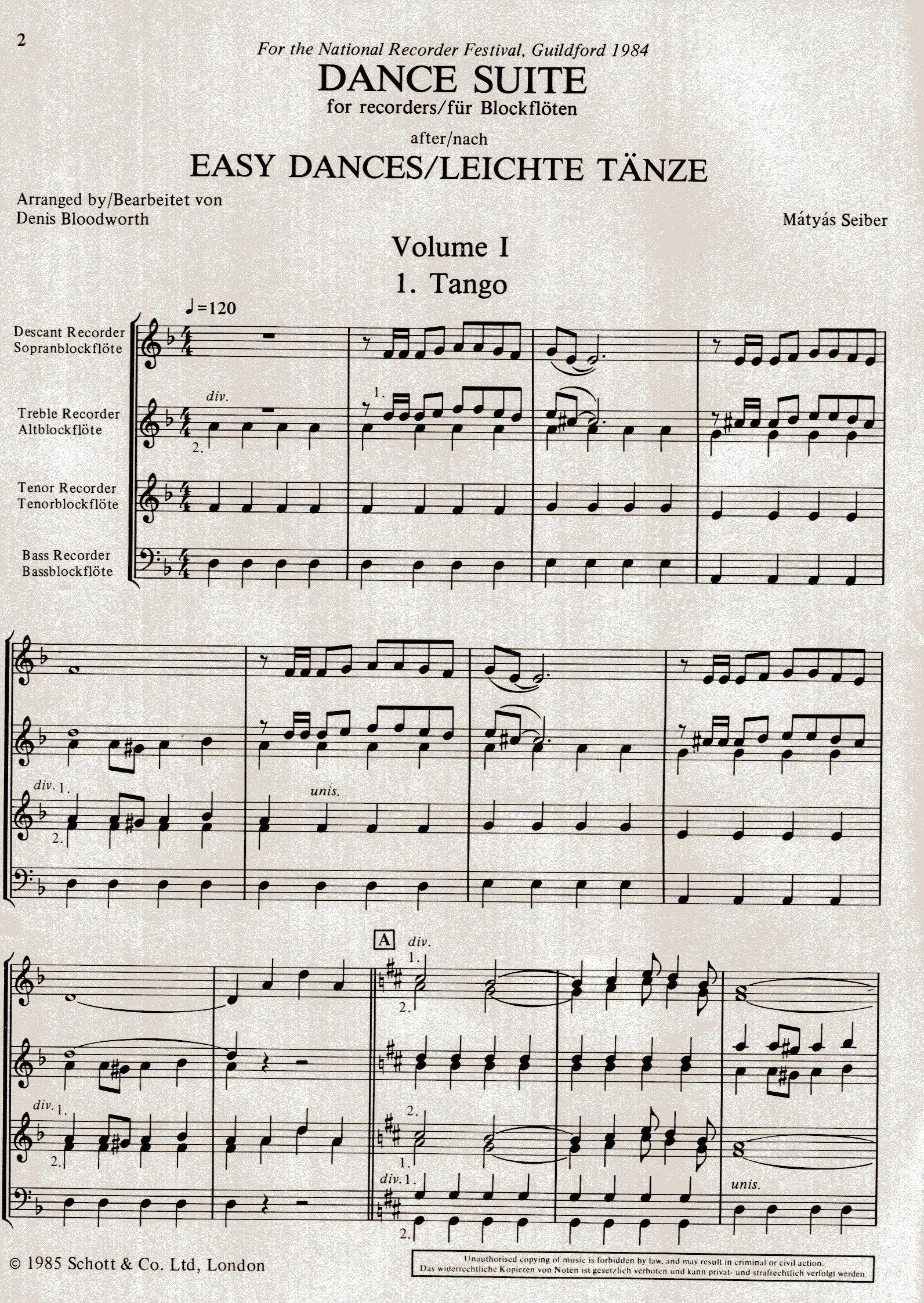 Dance Suite, Vol 1