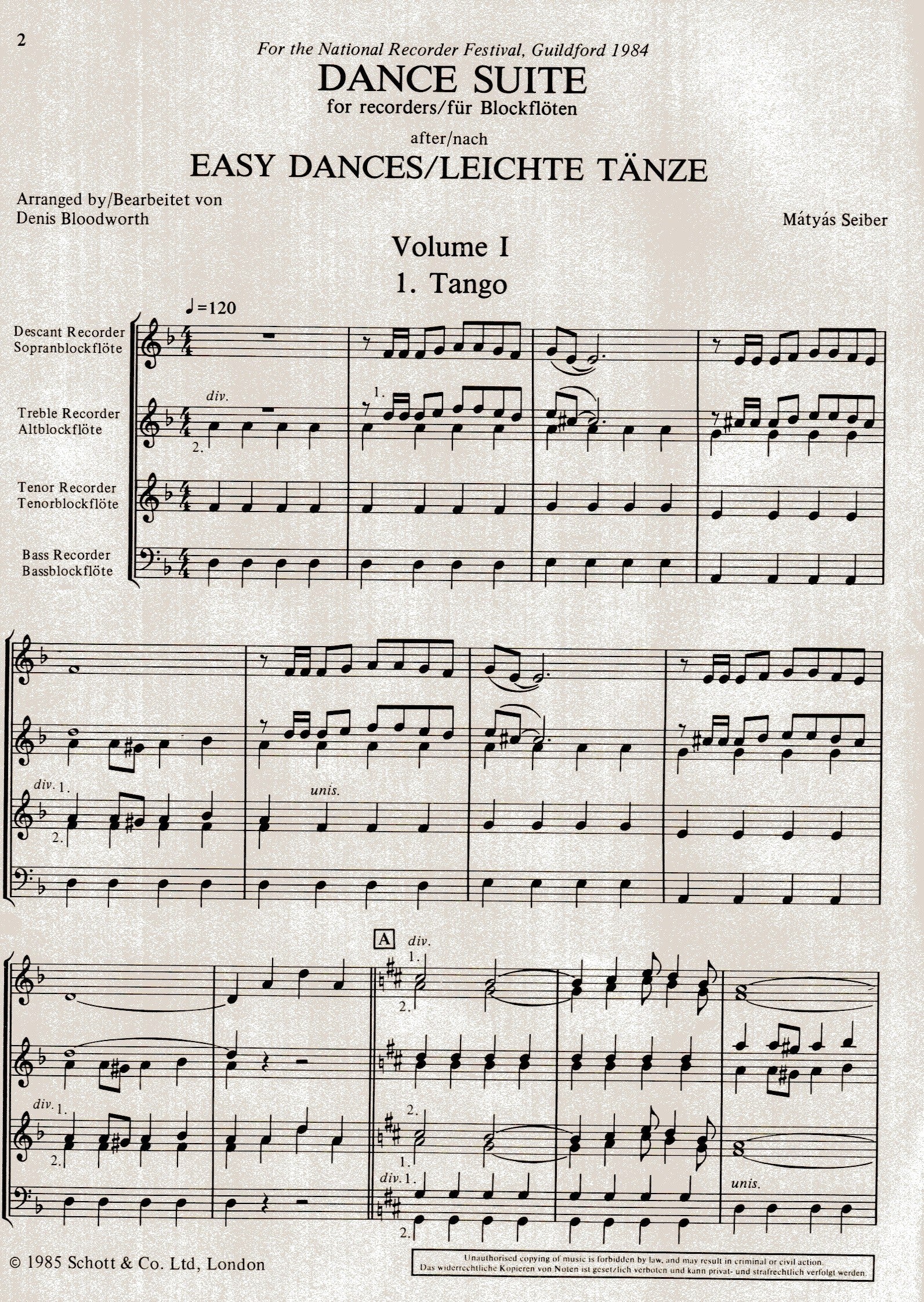 Dance Suite, Vol 1