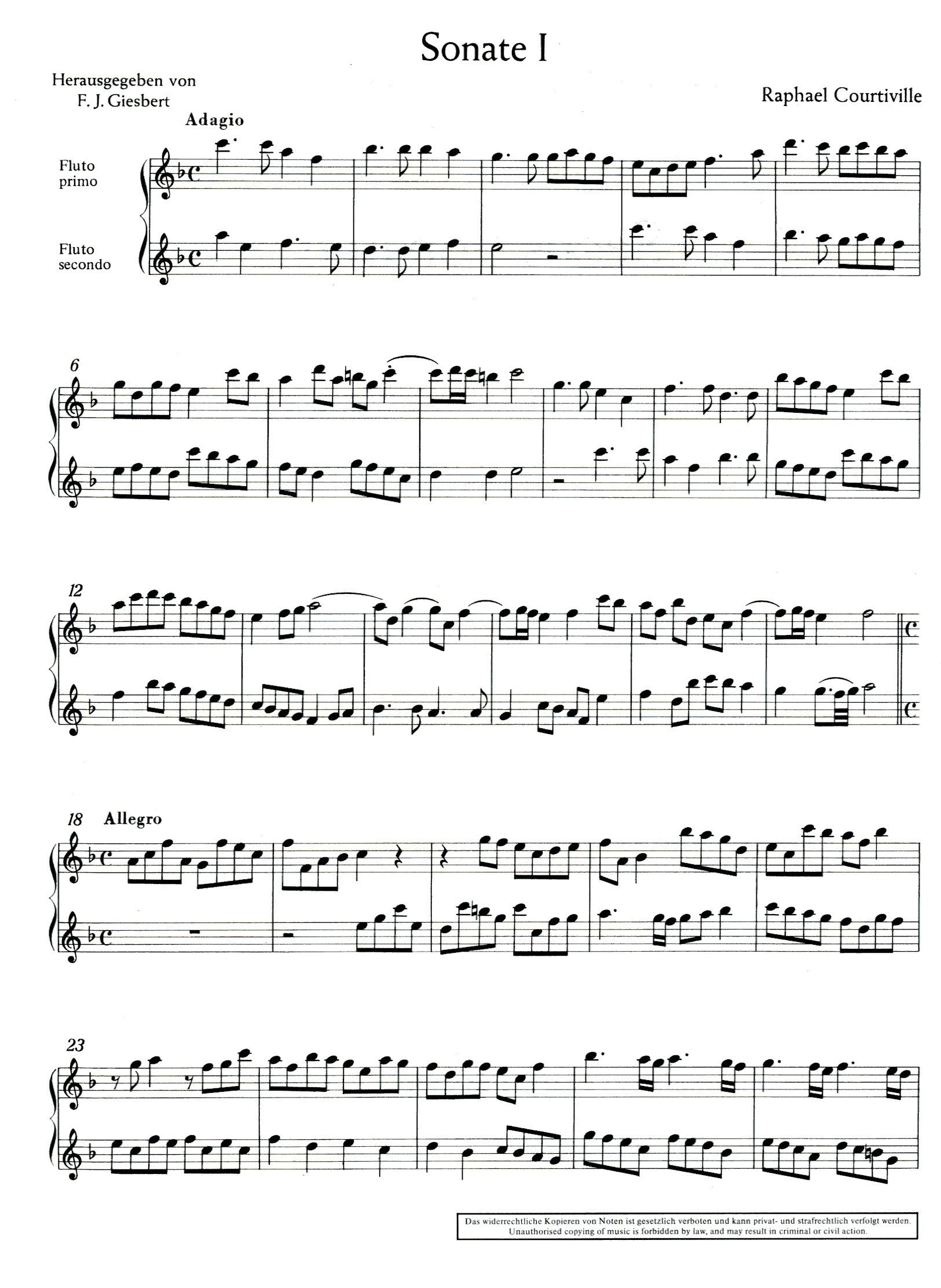 Six Sonatas