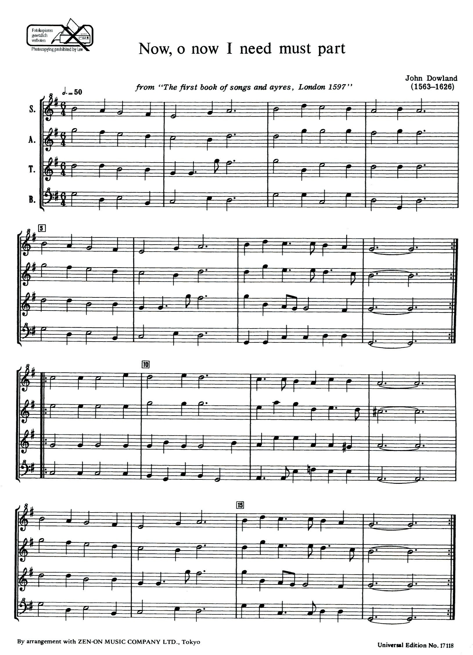 Blockflutenquartette Vokalmusik der Renaissance, Vol 1 - Recorder Quartets Vocal Music of the Renaissance