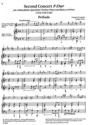 Concerts Royaux: Second Concert in F Major