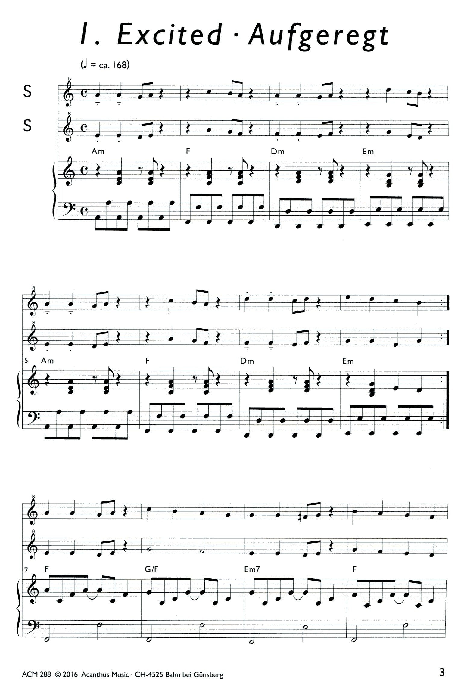 Moods for 2 Descants & Piano