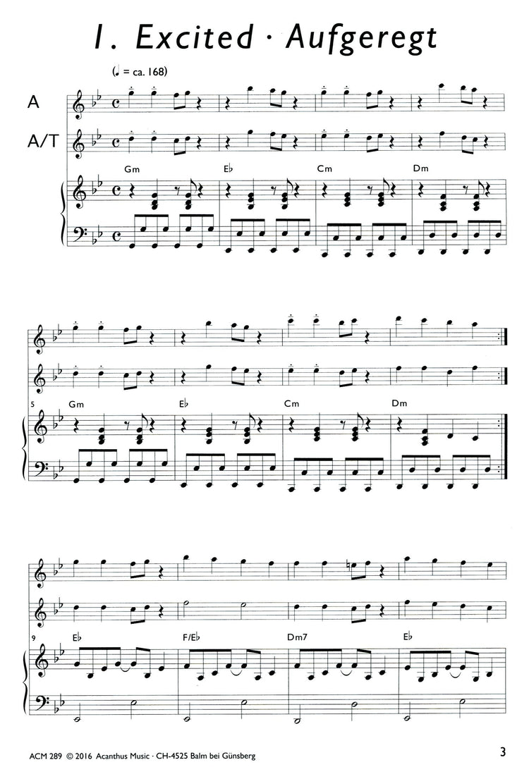Moods for 2 Altos & Piano