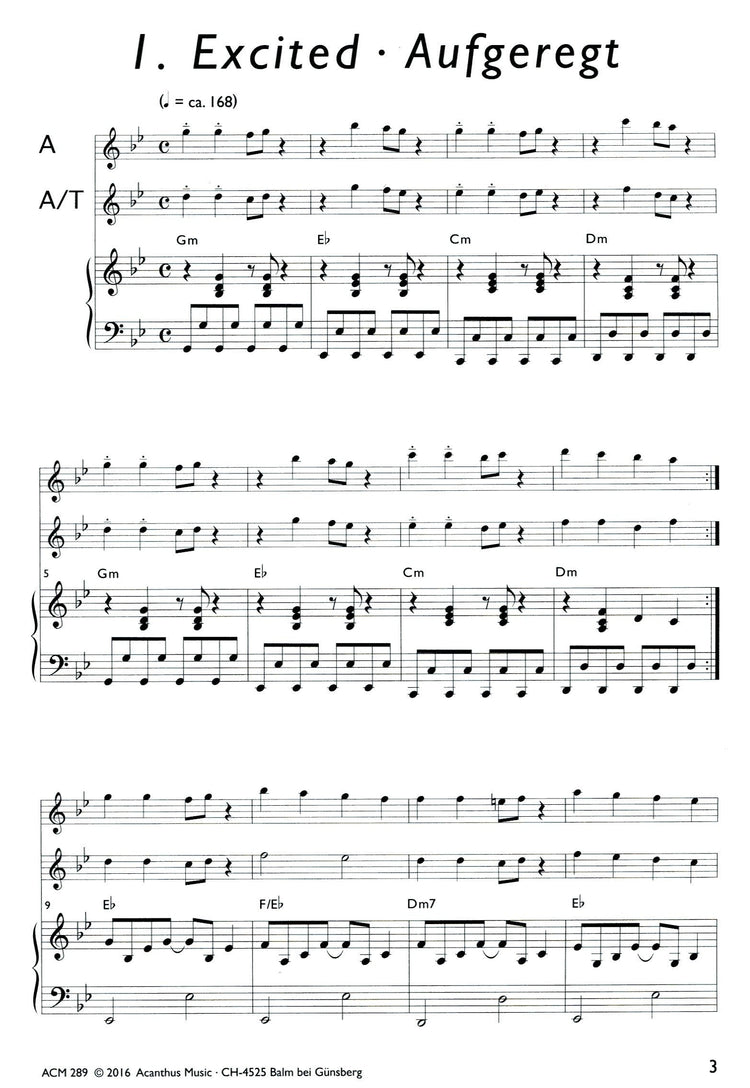 Moods for 2 Altos & Piano