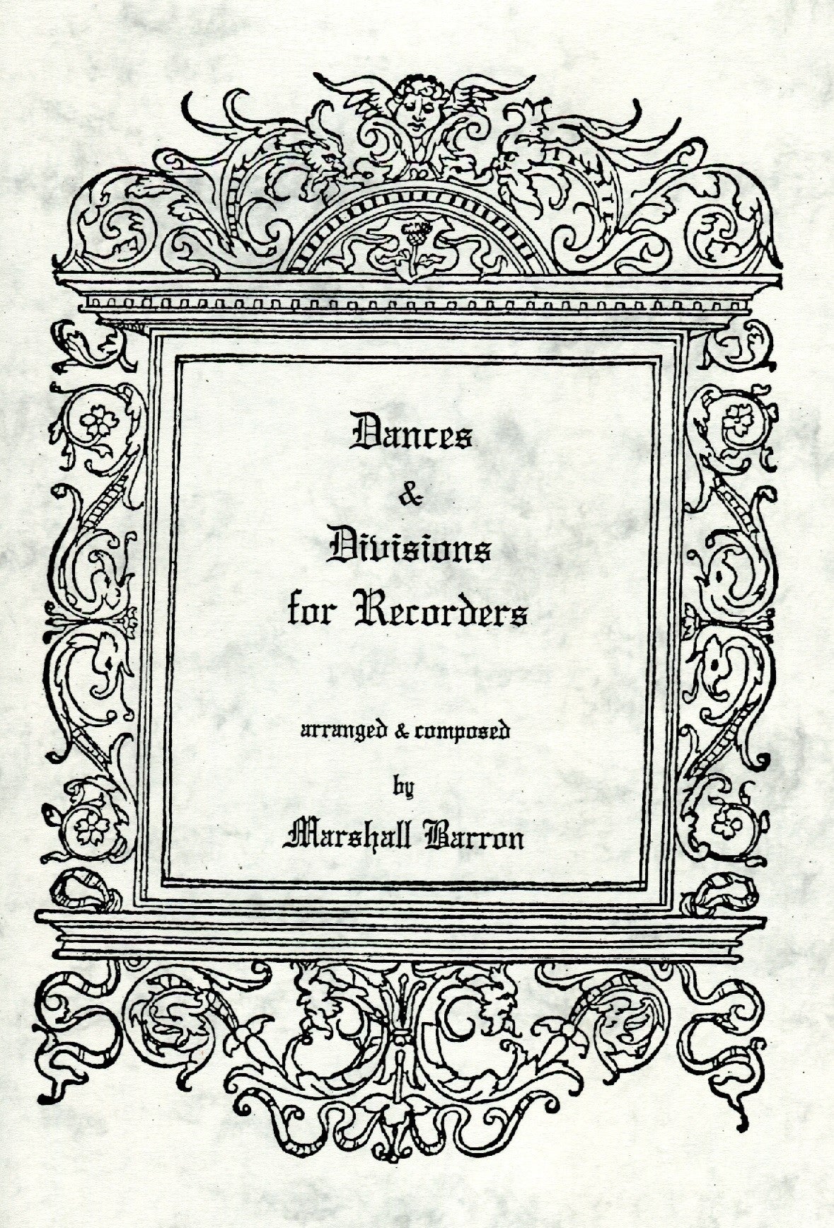 Dances and Divisions for Recorders