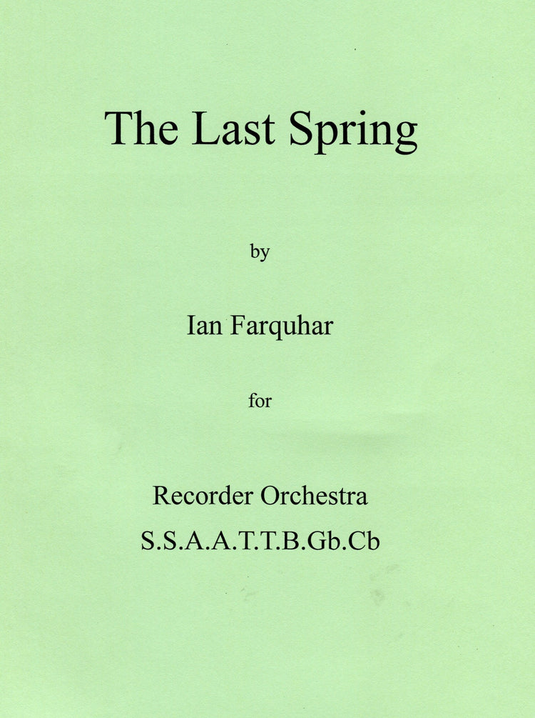 The Last Spring Op. 34
