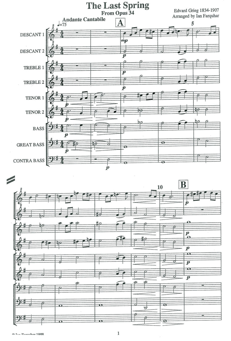The Last Spring Op. 34