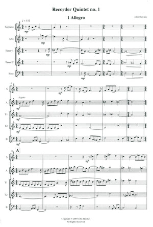 Recorder Quintet No.1