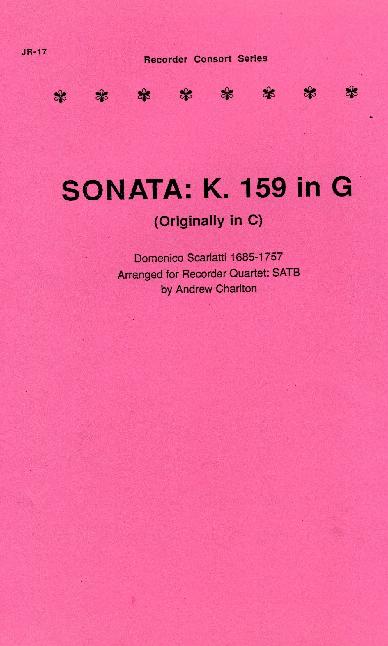 Sonata K 159 in G