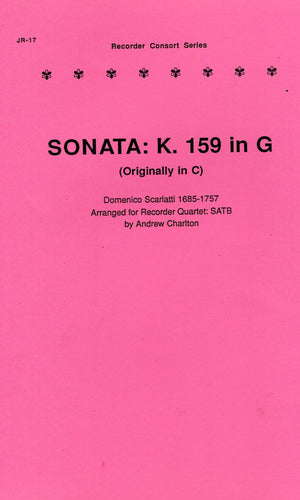 Sonata K 159 in G