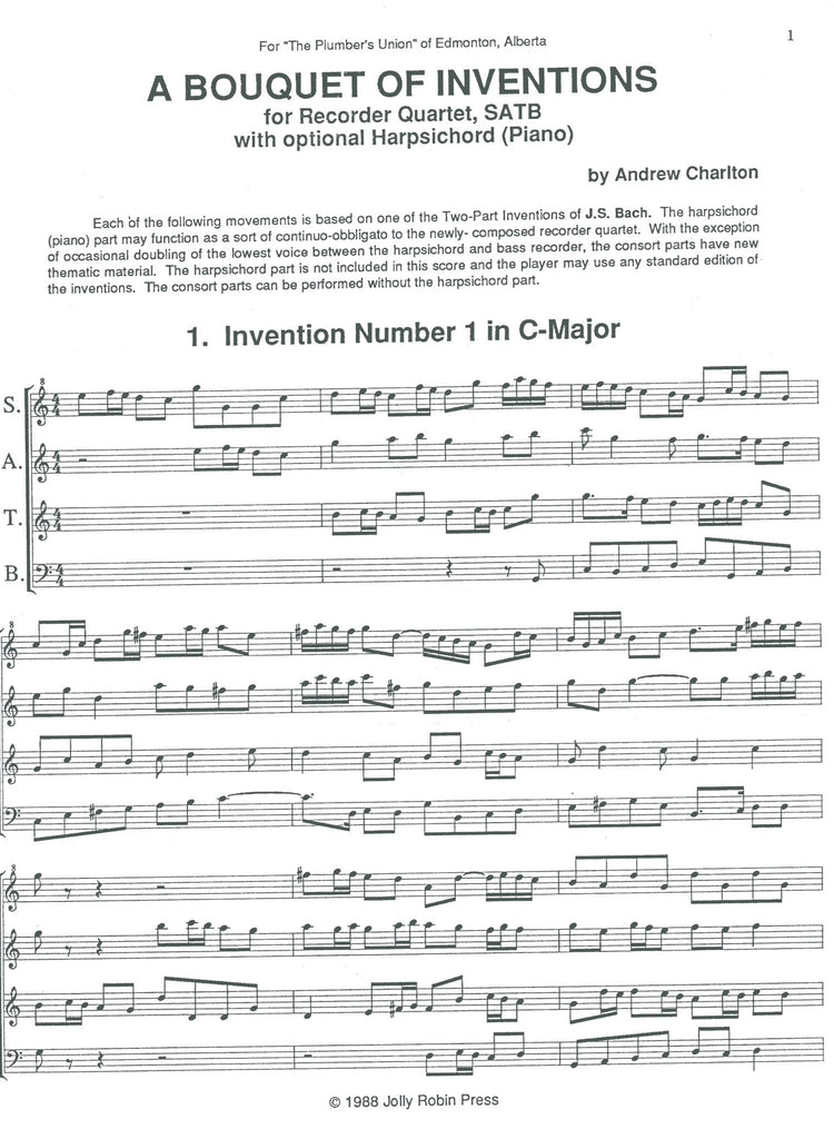 A Bouquet of Inventions