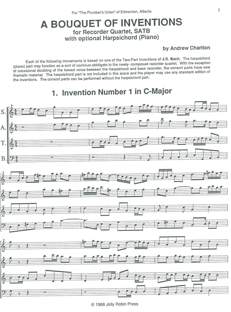 A Bouquet of Inventions