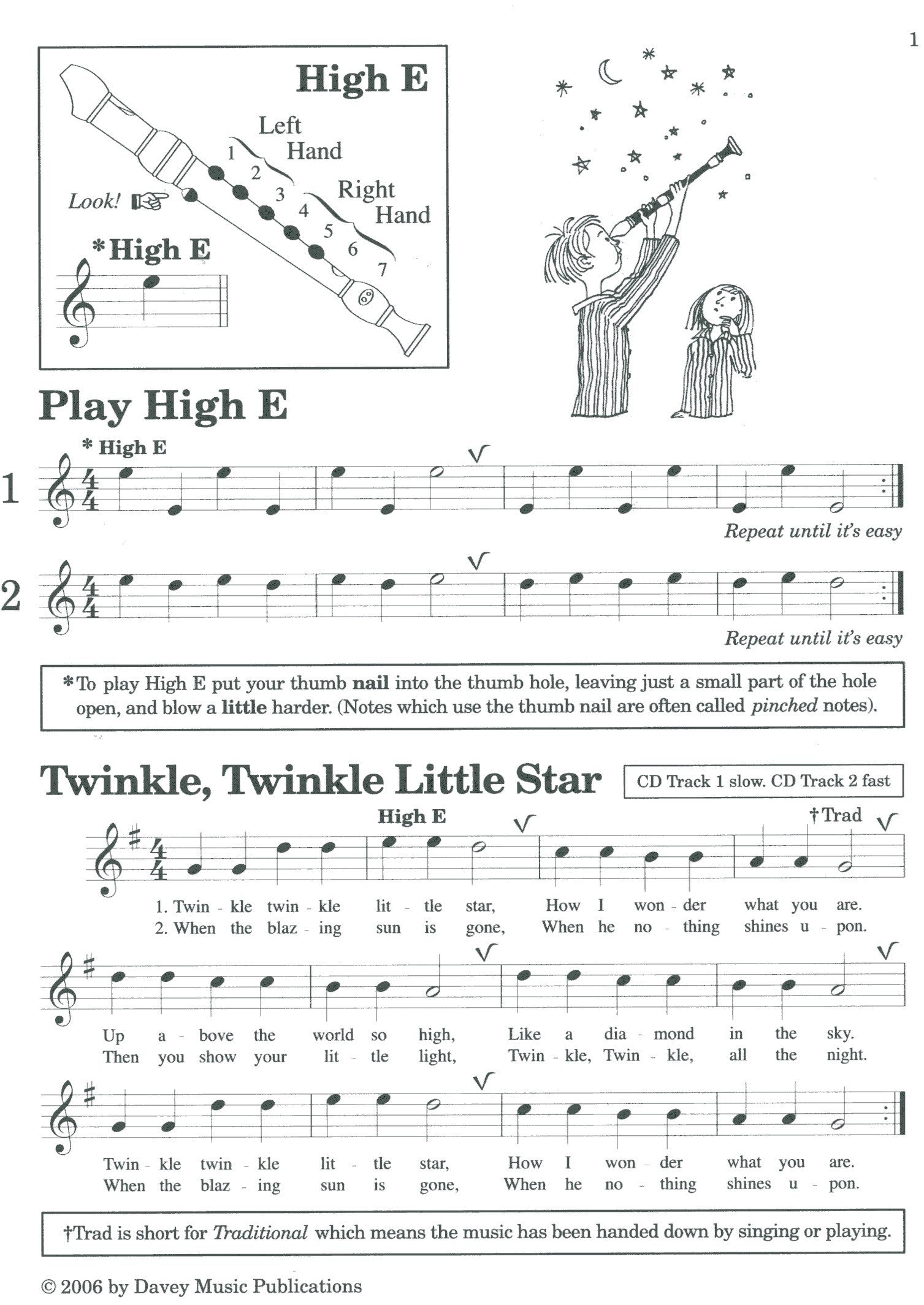 Recorder playing Book 2