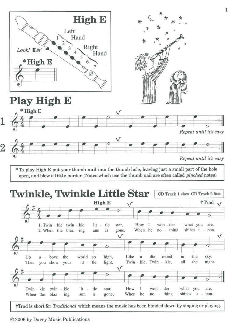 Recorder playing Book 2