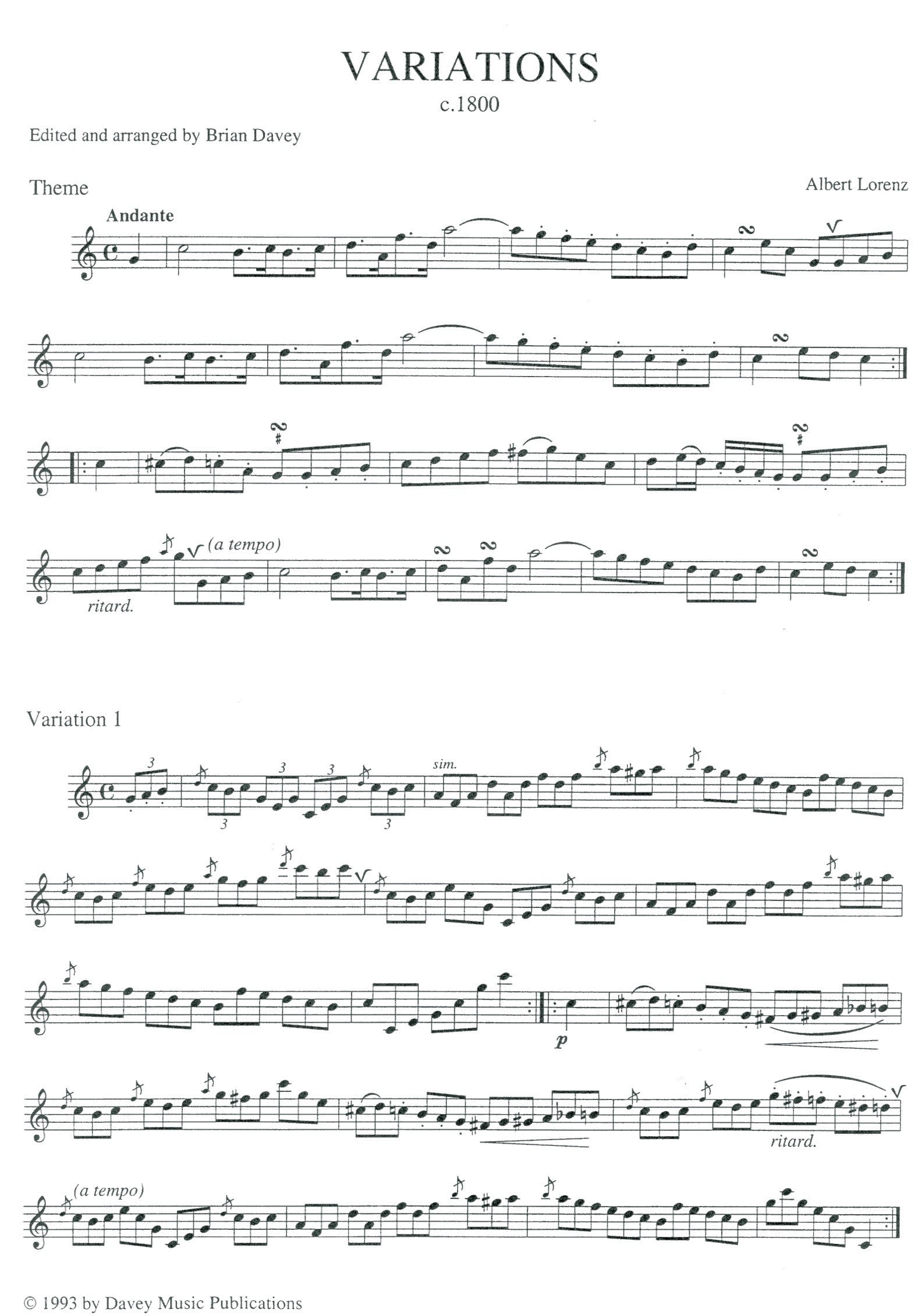 Variations