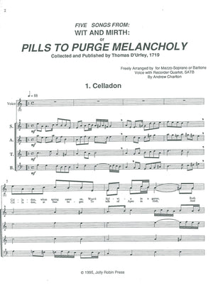 Wit and Mirth or Pills to Purge Melancholy