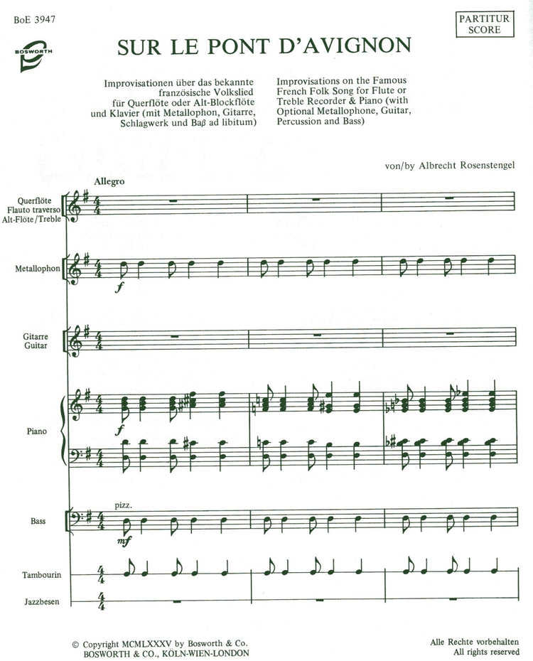 Sur le Pont d'Avignon