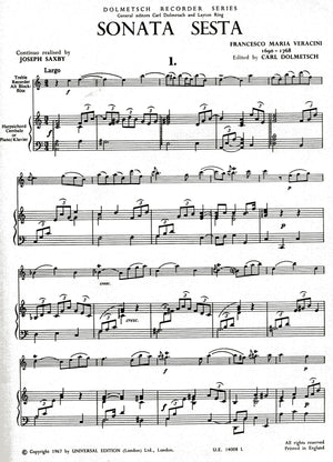 Sonata Sesta