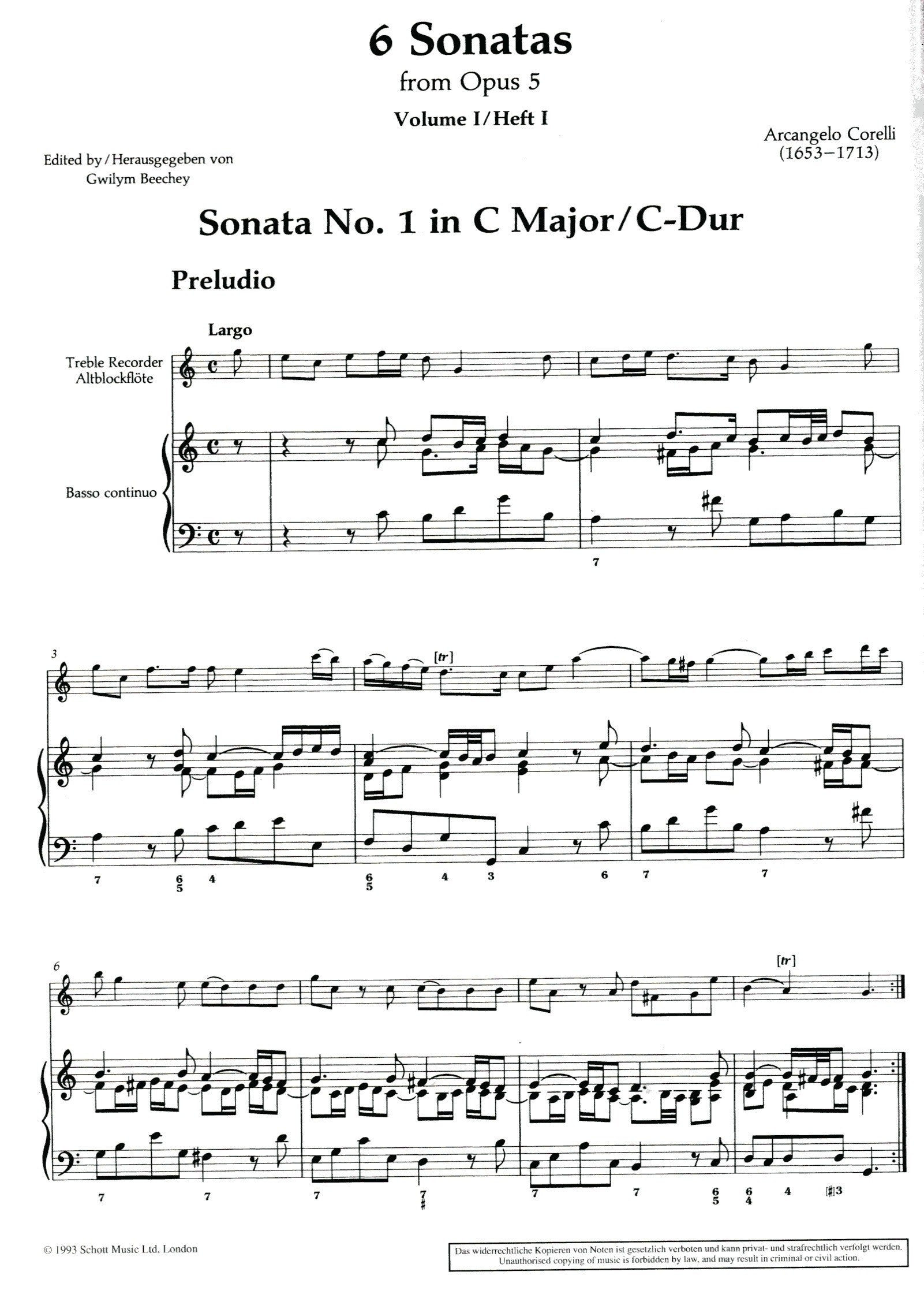 6 Sonatas from Opus 5