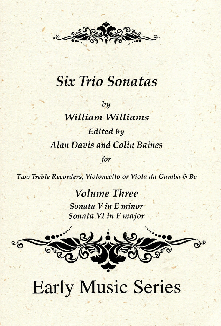Six Trio Sonatas Volume 3