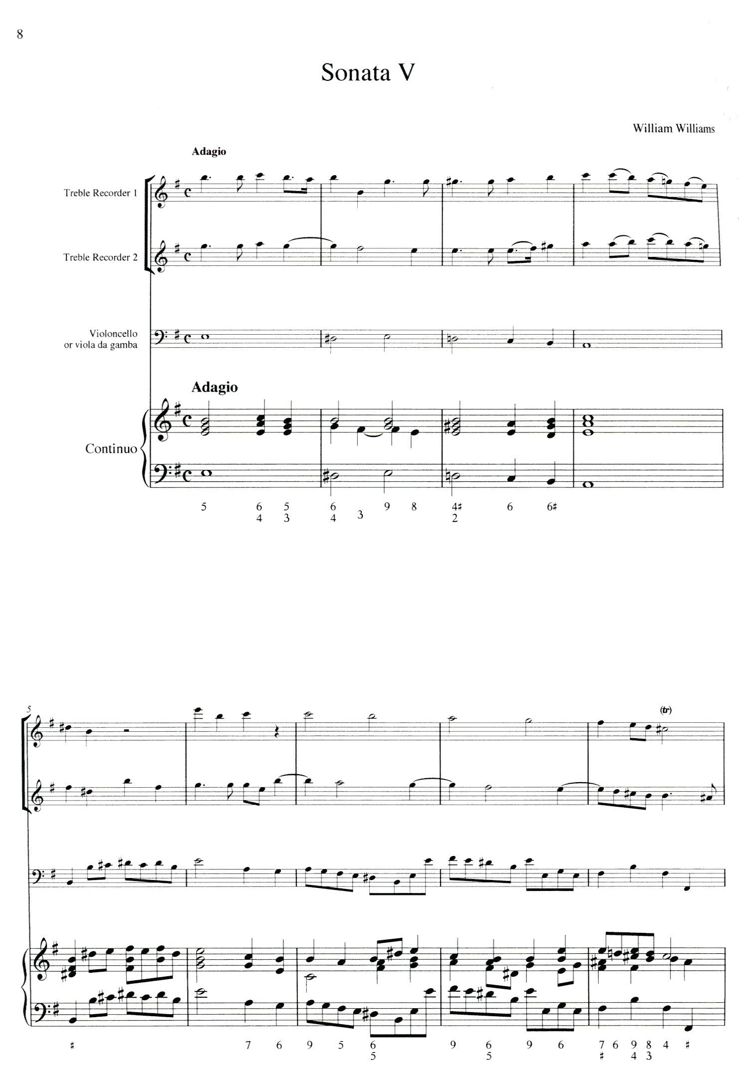 Six Trio Sonatas Volume 3