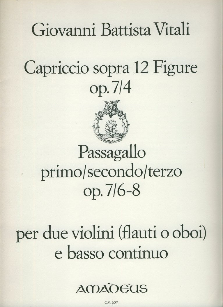 Capriccio sopra 12 Figure Op7/4, Passagallo Op7/6-8