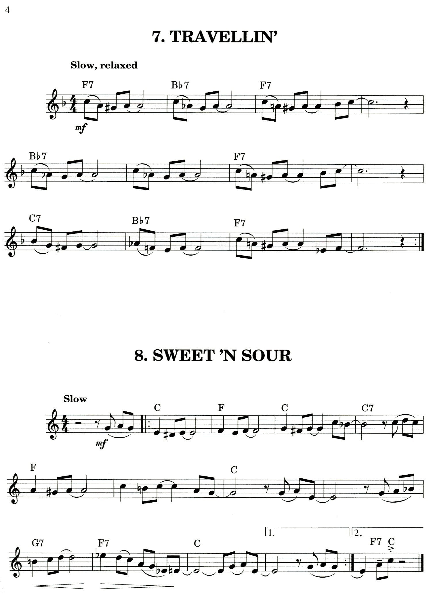 Easy Blues Tunes