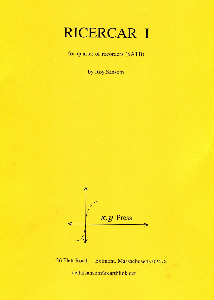 Ricercar I